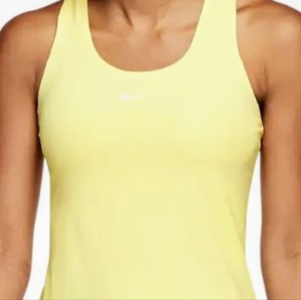 Nike Yellow Women's Dri-Fit Tank Top